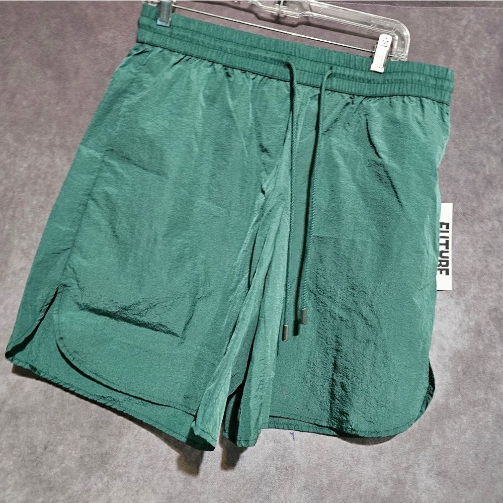 Women's High Waist Pull On Nylon Shorts Small